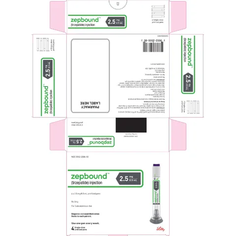 TIRZEPATIDE 2.5MG/0.5 PEN ML (ZEPBOUND)