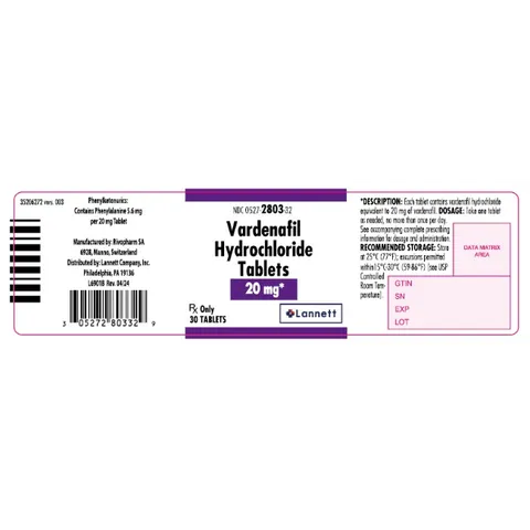 Vardenafil  20mg