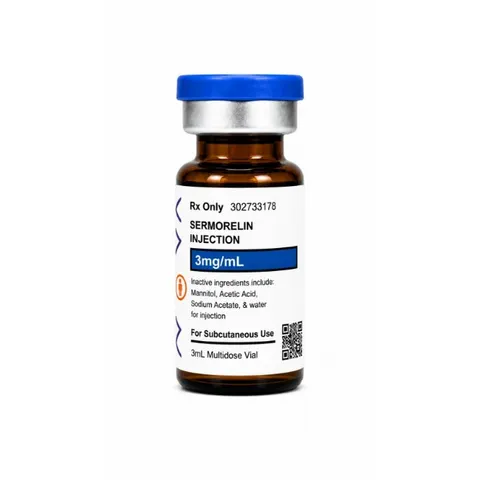 Sermorelin 3mg/ml, 3mL vial
