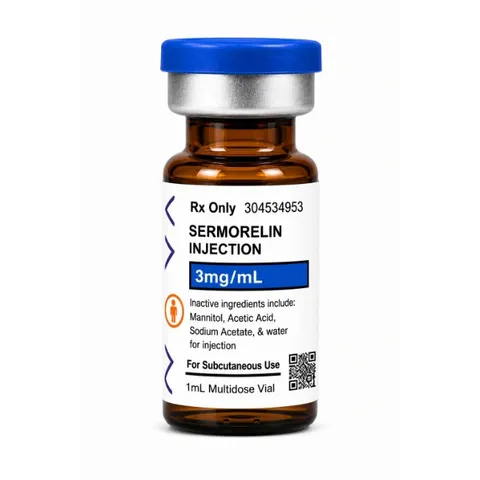 Sermorelin 3mg/ml, 1mL vial