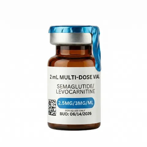 Semaglutide/Levocarnitine 5mg (2.5mg/3mg/mL), 2mL, 45-Day BUD