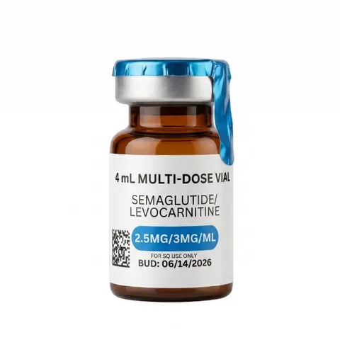 Semaglutide/Levocarnitine 10mg (2.5mg/3mg/mL), 4mL, 45-Day BUD