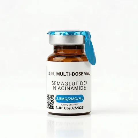 Semaglutide/Niacinamide 5mg (2.5mg/2mg/mL), 2mL, 45-Day BUD