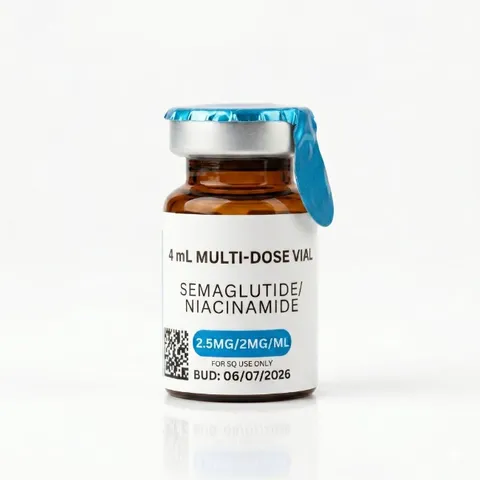 Semaglutide/Niacinamide 10mg (2.5mg/2mg/mL), 4mL, 45-Day BUD