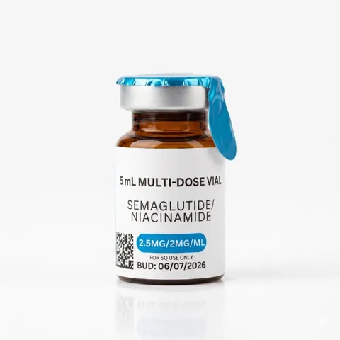 Semaglutide/Niacinamide 12.5mg (2.5mg/2mg/mL), 5mL, 45-Day BUD