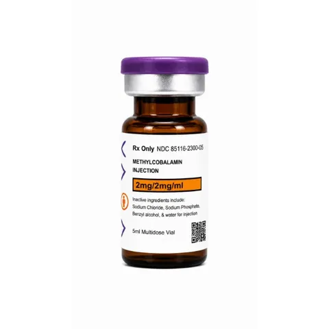 Methylcobalamin 10mg, 2mg/ml, 5mL vial
