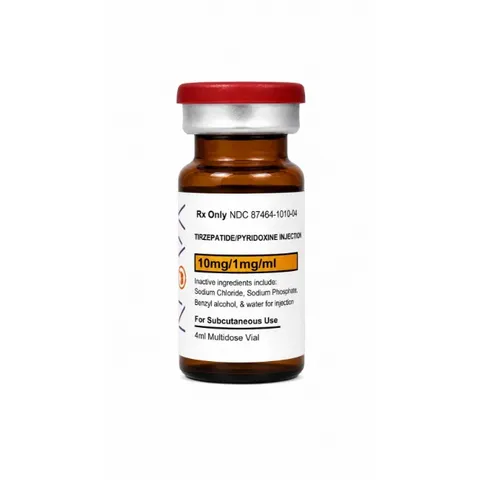 Tirzepatide/Pyridoxine 40mg (10mg/1mg/mL), 4mL Vial, 120-Day BUD