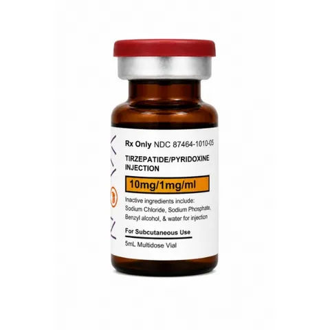 Tirzepatide/Pyridoxine 50mg (10mg/1mg/mL), 5mL Vial, 120-Day BUD