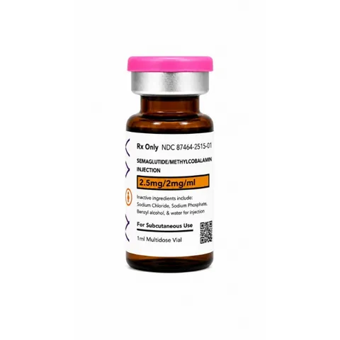 Semaglutide/Methylcobalamin 2.5mg, 2.5MG/2ML/ML, 1mL vial