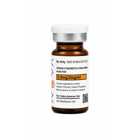 Semaglutide/Methylcobalamin 5mg, 2.5MG/2ML/ML, 2mL vial
