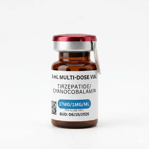 Tirzepatide/Cyanocobalamin 85mg (17mg/1mg/mL), 5mL, 45-Day BUD
