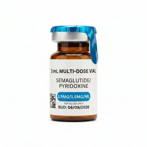 Semaglutide/Pyridoxine 7.5mg (2.5mg/1.5mg/mL), 3mL, 45-Day BUD