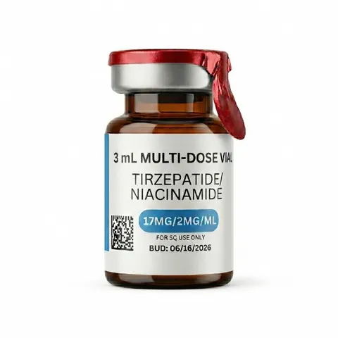 Tirzepatide/Niacinamide 51mg (17mg/2mg/mL), 3mL, 45-Day BUD