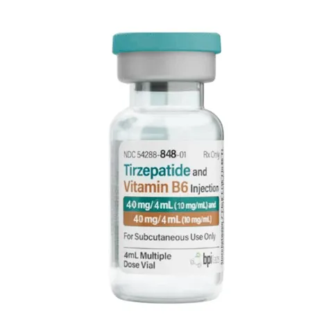 Tirzepatide 40mg (10mg/mL + B6 10mg/mL) (4mL Vial)